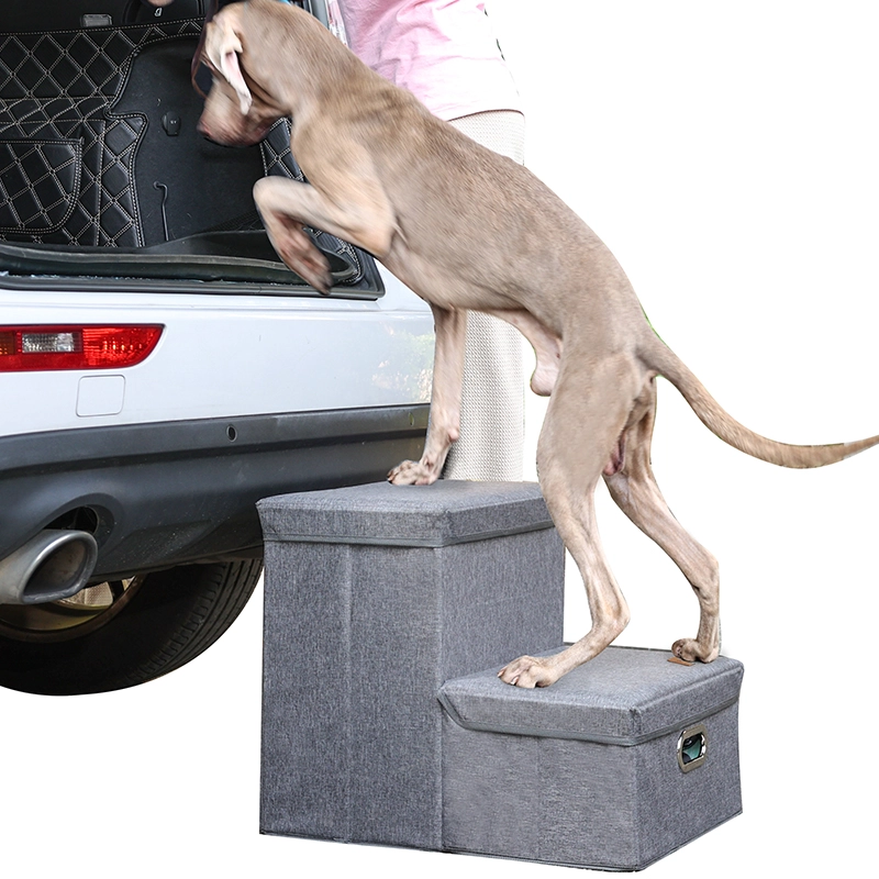 Escaleras plegables para perros para coche, perros grandes, escalones para mascotas, SUV, rampa para perros
