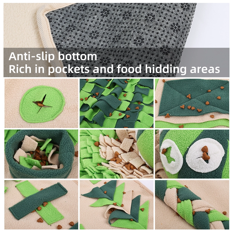 Les jouets interactifs de Puzzle de chien de reniflage encouragent les compétences naturelles de recherche de nourriture tapis d'alimentation d'entraînement d'odeur de chien de grande race
