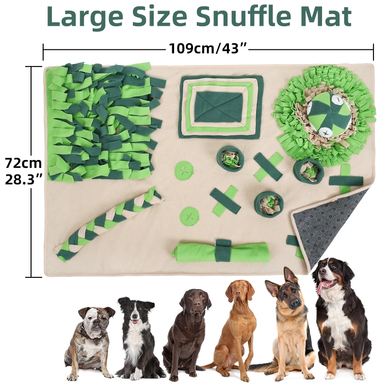 Les jouets interactifs de Puzzle de chien de reniflage encouragent les compétences naturelles de recherche de nourriture tapis d'alimentation d'entraînement d'odeur de chien de grande race