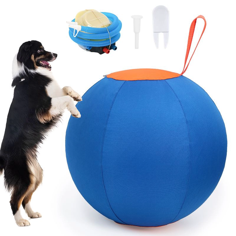 Großer Hüteball für Hundewelpen, 18-Zoll-Hundespielzeug, großer Hundeball, Rinderhunderennen und Herdenball