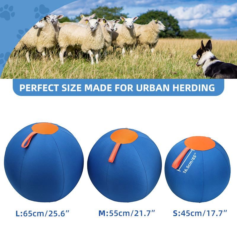 Großer Hüteball für Hundewelpen, 18-Zoll-Hundespielzeug, großer Hundeball, Rinderhunderennen und Herdenball