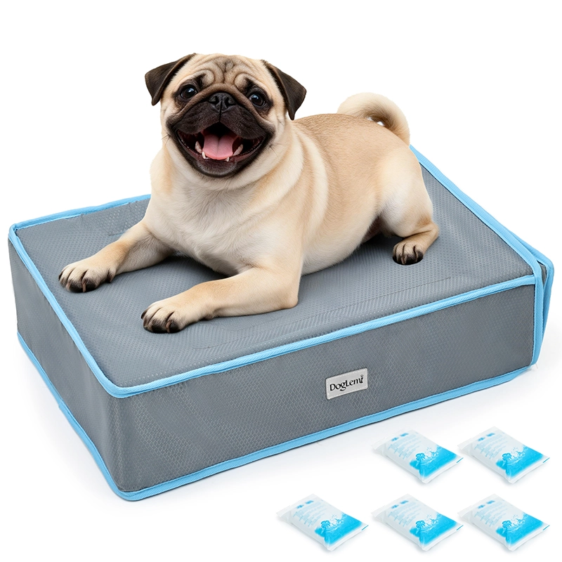 China Sofort kühlendes Hundebett, Haustier-Kühlmatte, Hunde-Kühlmatte, atmungsaktives Bett, bequemes Haustierbett, coole Haustierprodukte für den Sommer Hersteller