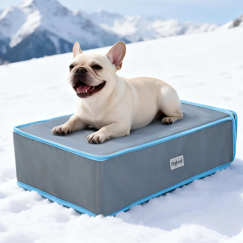 Lit rafraîchissant instantané pour chien, tapis rafraîchissant pour animaux de compagnie, lit respirant et confortable, produits frais pour animaux de compagnie, pour l'été