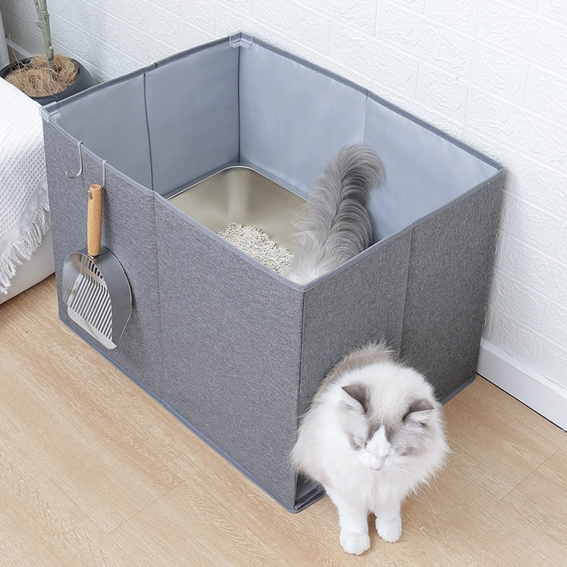 Accessoires de toilette anti-fuite pour chat, nouveau Design, boîtier universel, protection contre les éclaboussures pour bac à litière pour chat