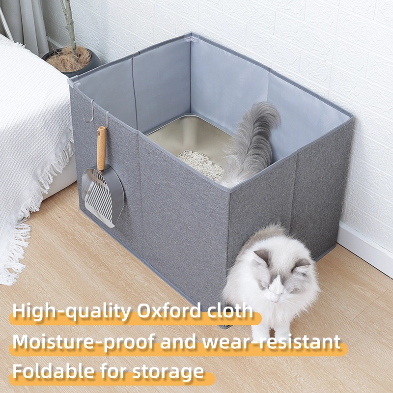 Accessoires de toilette anti-fuite pour chat, nouveau Design, boîtier universel, protection contre les éclaboussures pour bac à litière pour chat