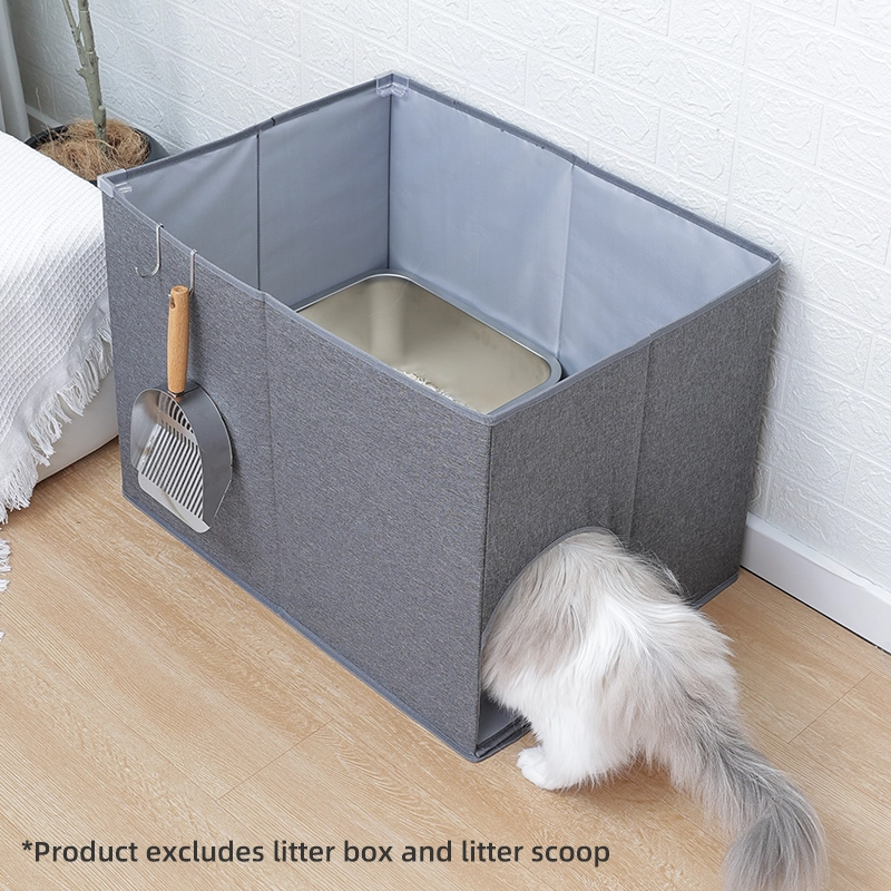 Accessoires de toilette anti-fuite pour chat, nouveau Design, boîtier universel, protection contre les éclaboussures pour bac à litière pour chat