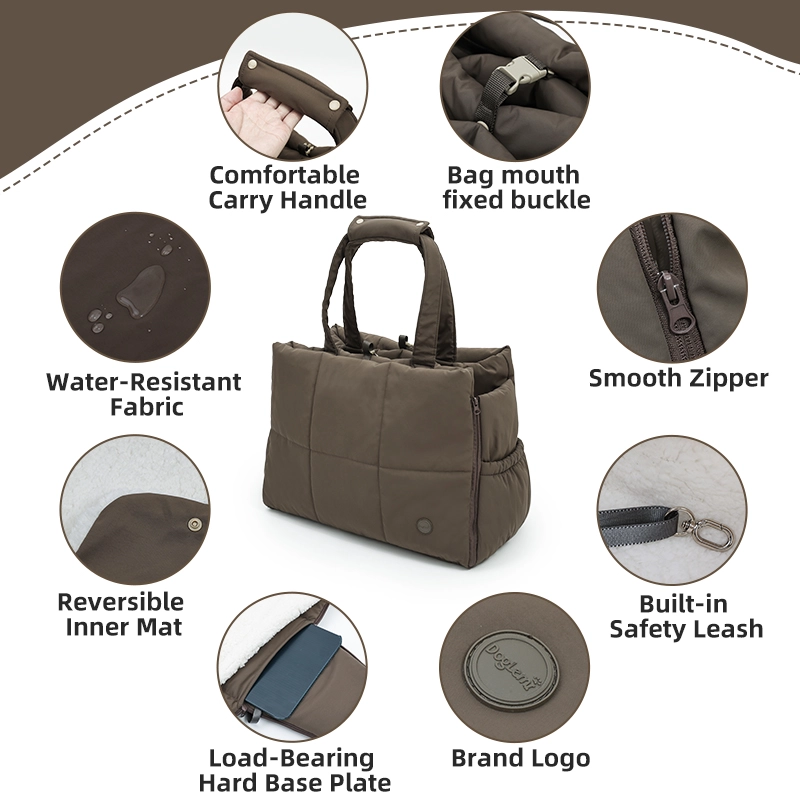 Doglemi – sac à bandoulière multifonctionnel de luxe pour animaux de compagnie, accessoires pour animaux de compagnie, sac de transport de luxe pour usage extérieur, Direct usine