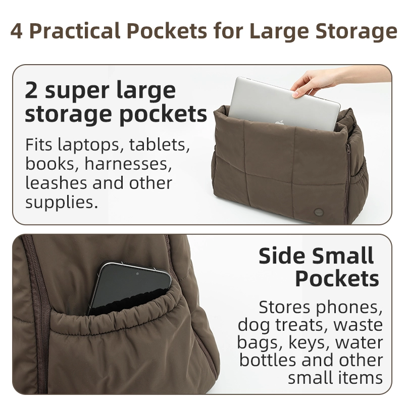 Doglemi – sac à bandoulière multifonctionnel de luxe pour animaux de compagnie, accessoires pour animaux de compagnie, sac de transport de luxe pour usage extérieur, Direct usine