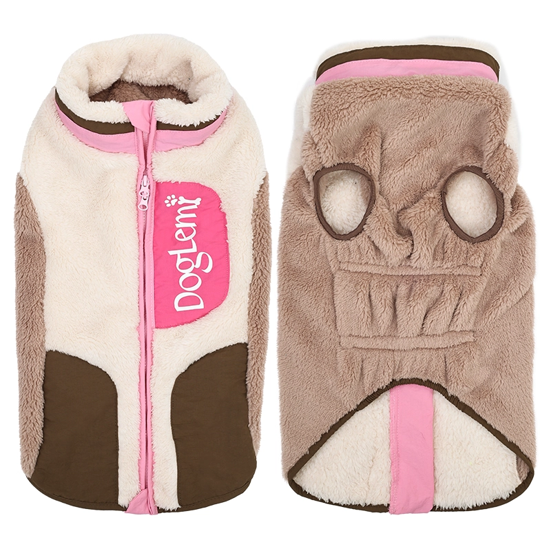 Factory Direct Luxus-Stil, elegante Hundejacke für Reisen, tragbare Neon-Samt-Hundejacke für Spaziergänge im Freien