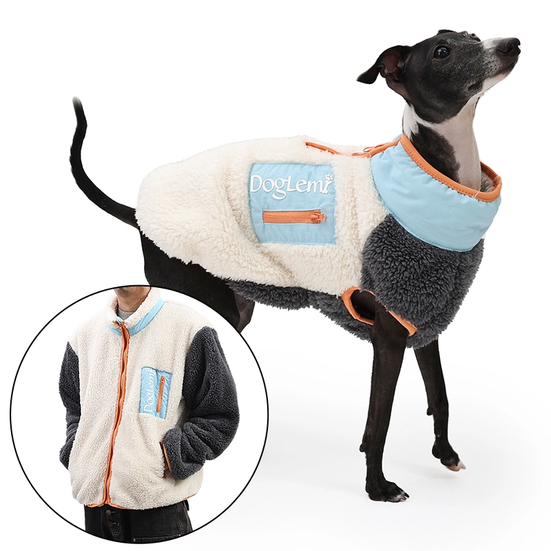 Factory Direct Luxus-Stil, weich, hautfreundlich, passende Hundekleidung für Besitzer und Hunde, Ganzkörper-Wintermantel für Hunde für Spaziergänge im Freien