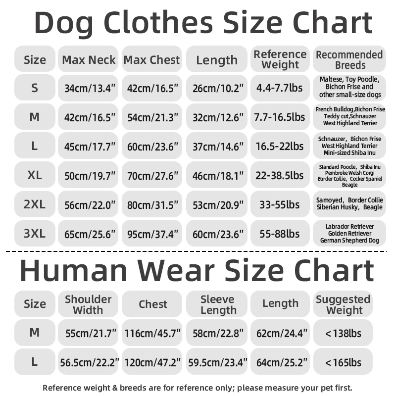 Factory Direct Luxus-Stil, weich, hautfreundlich, passende Hundekleidung für Besitzer und Hunde, Ganzkörper-Wintermantel für Hunde für Spaziergänge im Freien