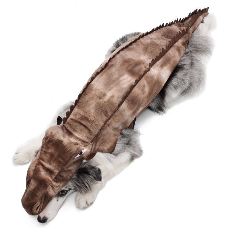 Directo de fábrica suave agradable a la piel cómodo ajuste ropa para mascotas Halloween cocodrilo mascota traje fiesta desgaste