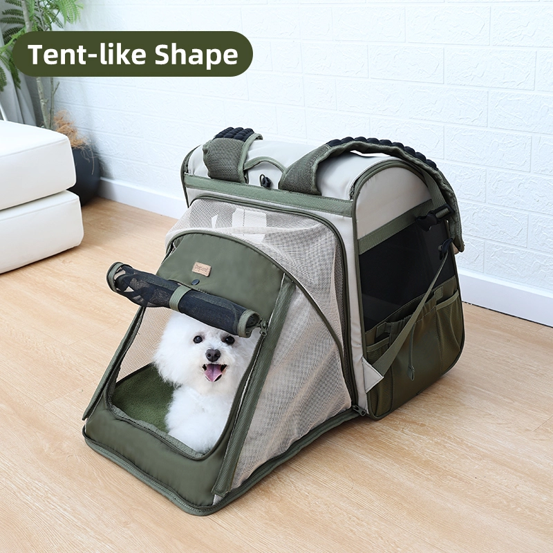 Doglemi New Design Polyester and Nylon Scalable Space Multifunctional Pet Carrier Backpack Dog Accessories