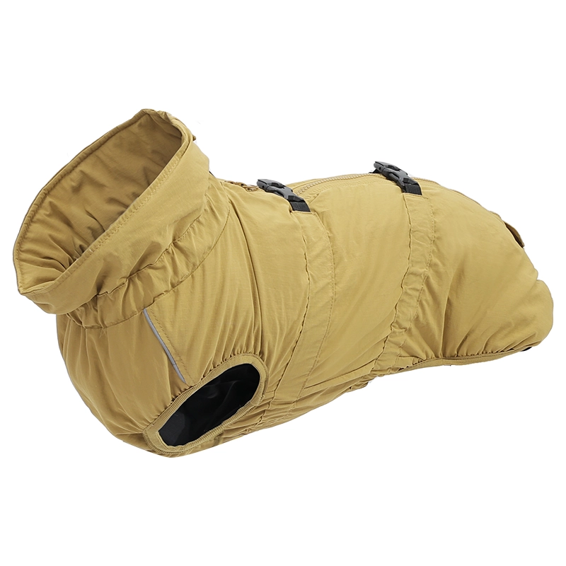 Style de luxe, ajustement confortable, facile à mettre et à enlever, manteau imperméable en nylon Ripstop pour chien pour la marche en plein air.