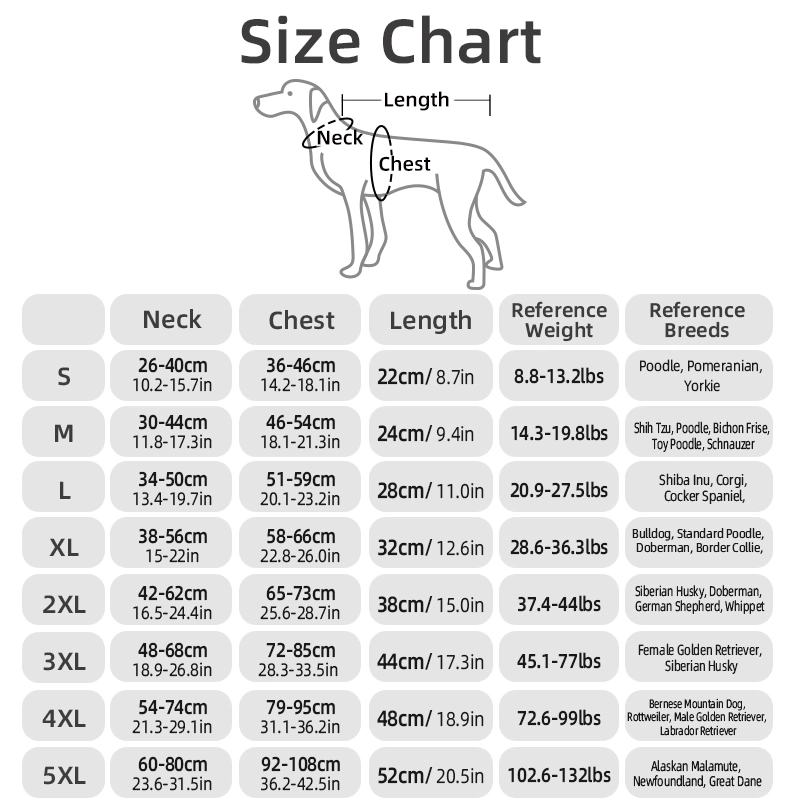 Style de luxe, ajustement confortable, facile à mettre et à enlever, manteau imperméable en nylon Ripstop pour chien pour la marche en plein air.