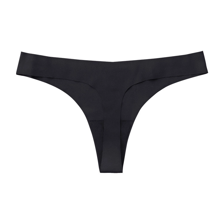 S-SHAPER Women Seamless Underwear Middle Waisted Half Coverage Sexy Bikini Thong