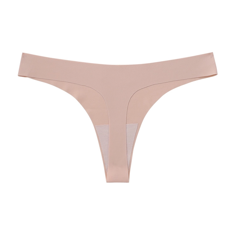 S-SHAPER Women Seamless Underwear Middle Waisted Half Coverage Sexy Bikini Thong