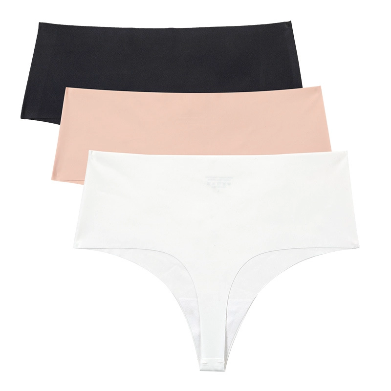 S-SHAPER Women Seamless Underwear High Waisted Half Coverage Invisible Sexy Thong Manufacturer