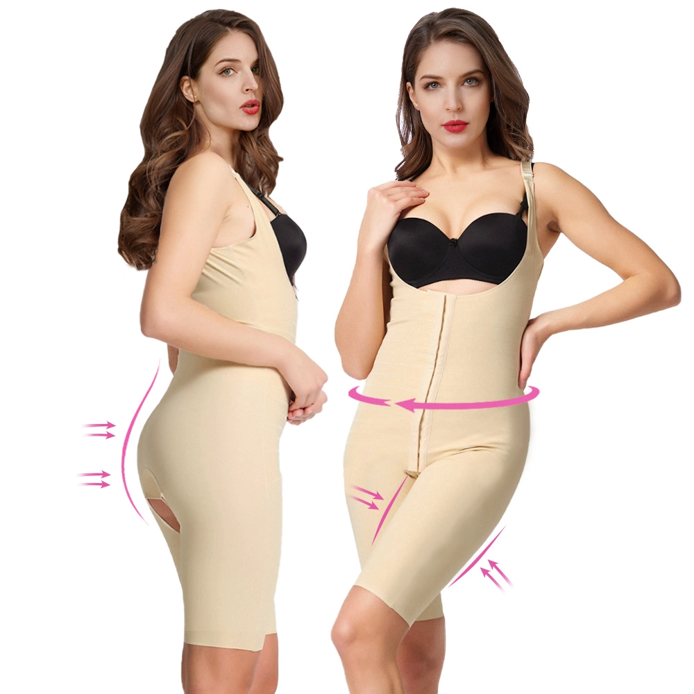 S-SHAPER Fajas Colombian Post Surgery Girdle With Zipper Support Fat Transfer Surgical Shapewear Exporter