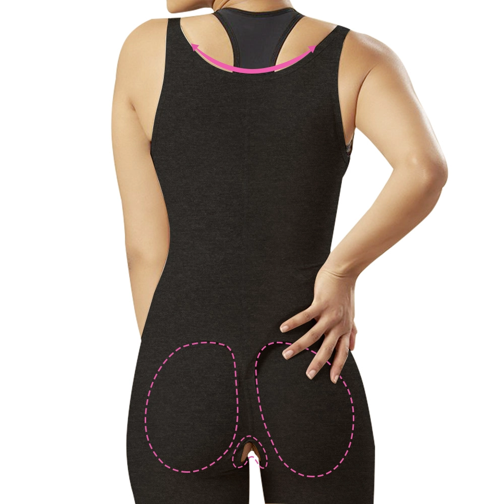 S-SHAPER Fajas Colombian Post Surgery Girdle With Zipper Support Fat Transfer Surgical Shapewear Exporter