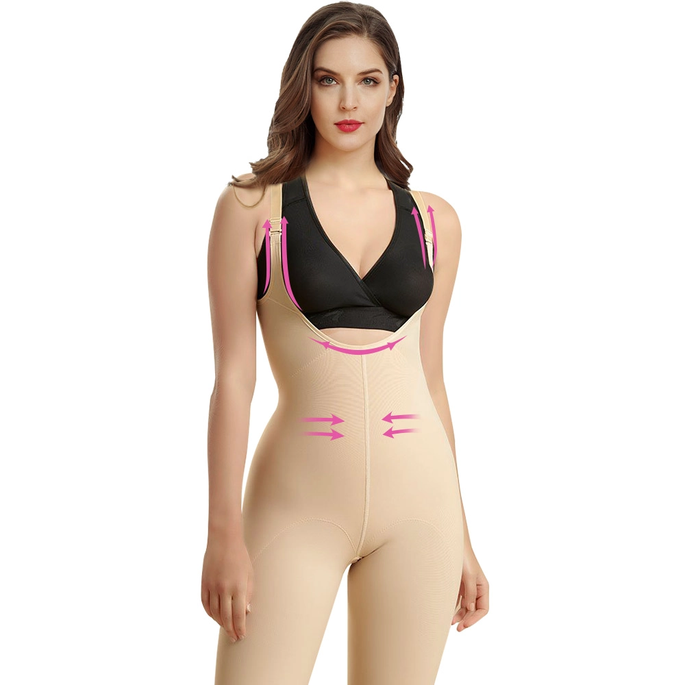 S-SHAPER Fajas Colombian Post Surgery Girdle Short length Support Fat Transfer Surgical Shapewear