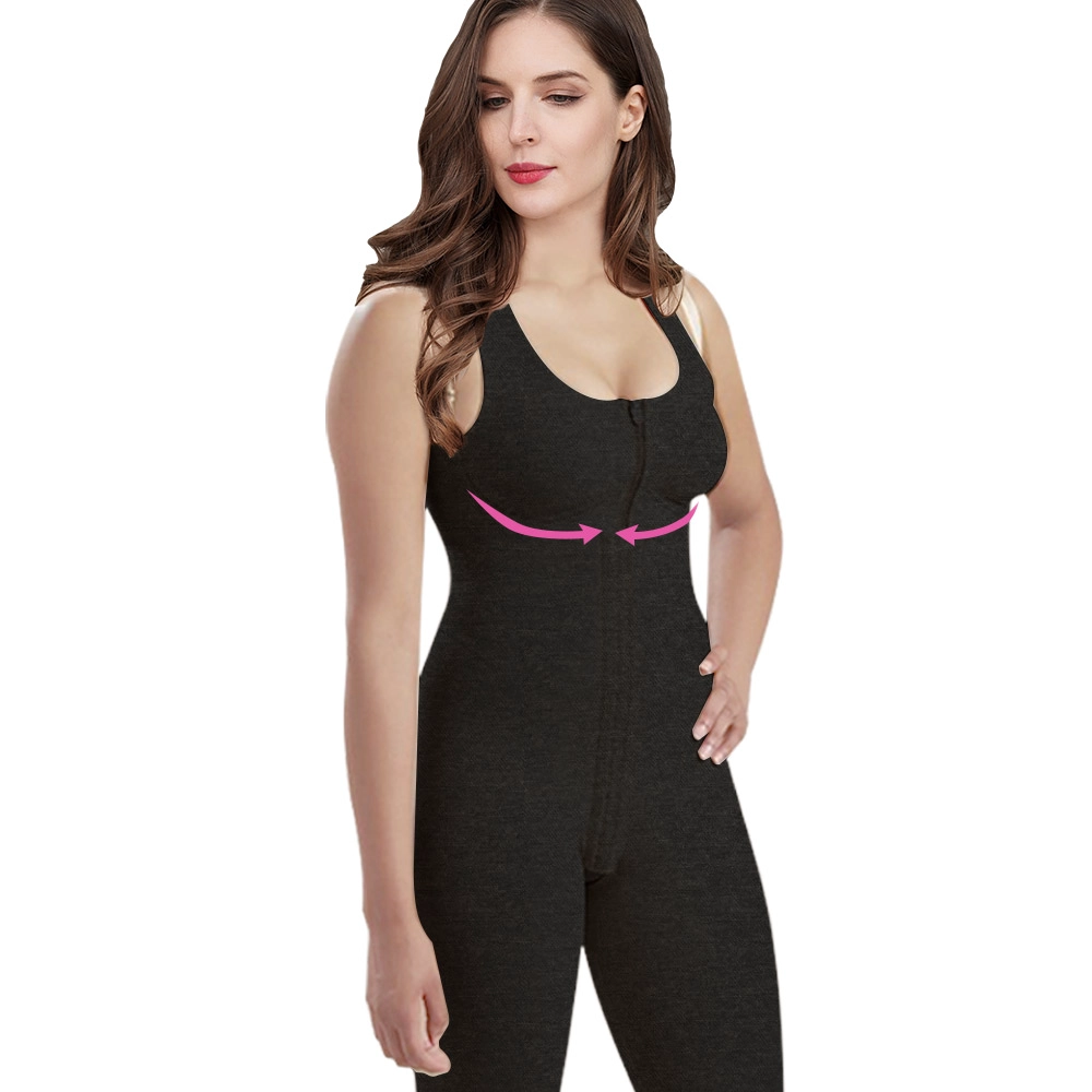 S-SHAPER Fajas Colombian Post Surgery Bodysuit Long Length Compression Support Fat Transfer Surgical Shapewear