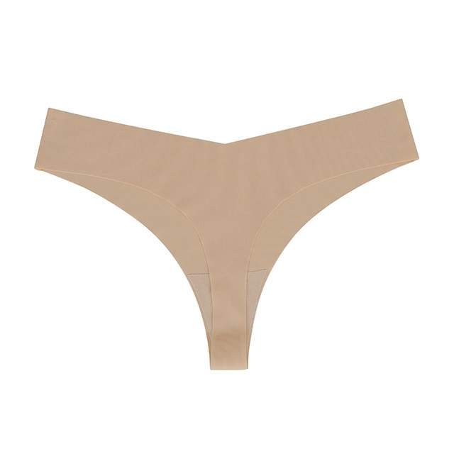 S-SHAPER Women T-back Low Waist Panties Half Coverage Cotton Seamless Underwear Sexy Thong Wholesales