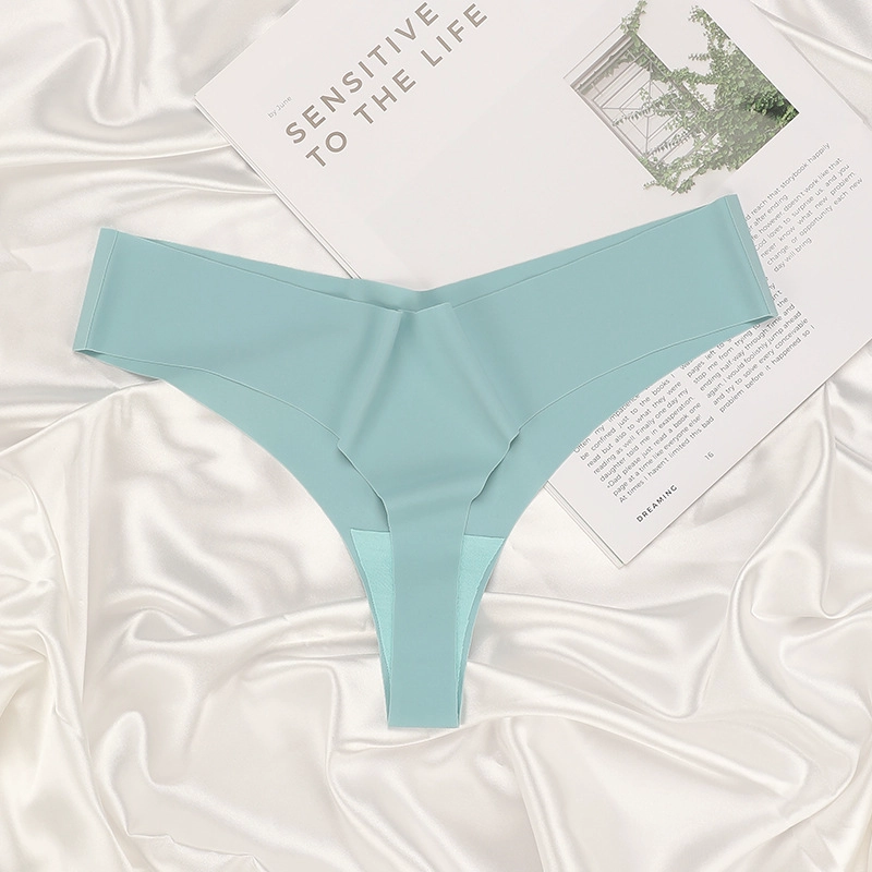 S-SHAPER Women Seamless Thongs Wholesales Low Waist Ice Silk Panties No Show Underwear Hot Sale