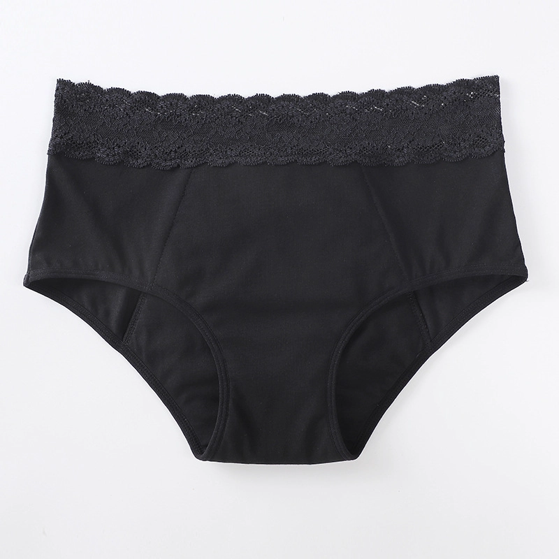 S-SHAPER Period Panties Supply Calzoncillos protectores de algodón orgánico a prueba de fugas con encaje