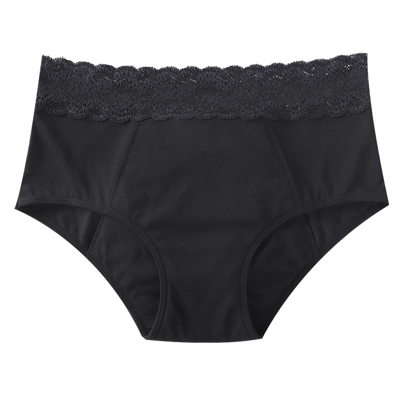 S-SHAPER Period Panties Supply Calzoncillos protectores de algodón orgánico a prueba de fugas con encaje