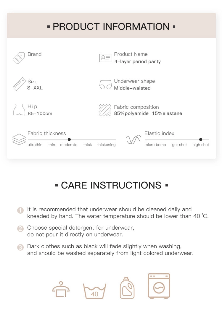Cotton Leak proof Briefs Manufacturer