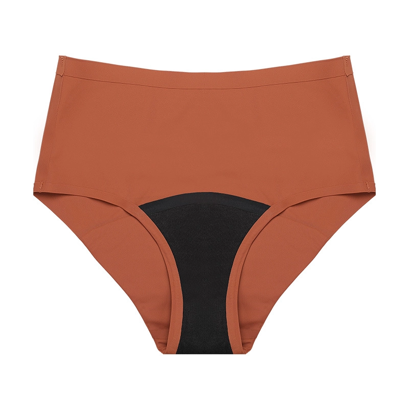 S-SHAPER Seamless Period Underwear Supplier Menstrual Period Panties Leak-proof Organic Cotton High Waist Protective Briefs