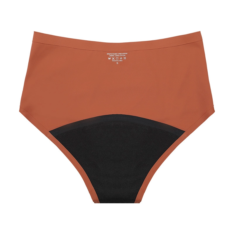 S-SHAPER Seamless Period Underwear Supplier Menstrual Period Panties Leak-proof Organic Cotton High Waist Protective Briefs