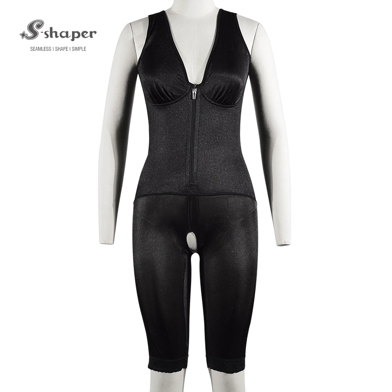 S-SHAPER Fajas Colombia Post Surgery Shapewear Capri Liposculpture Girdle Menyokong Pemindahan Lemak Shapewear Surgical