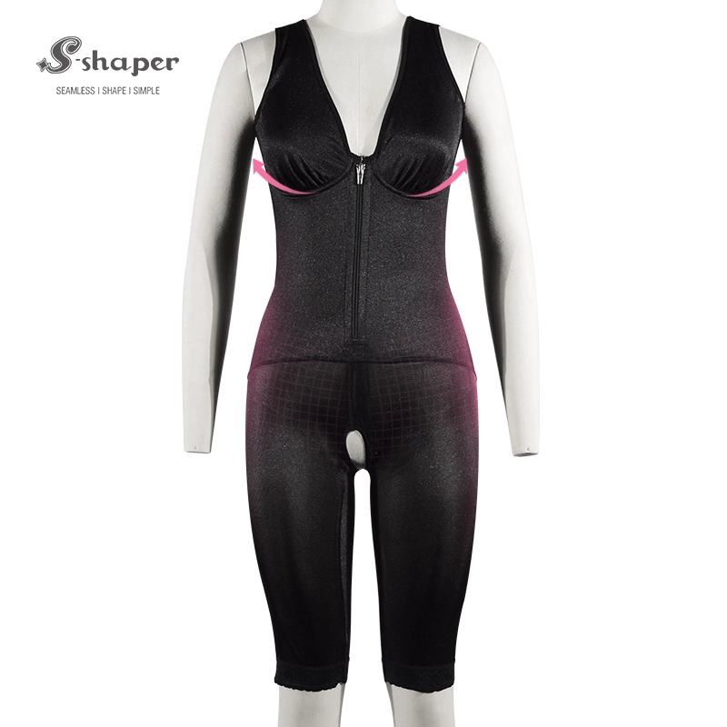 S-SHAPER Fajas Colombia Post Surgery Shapewear Capri Liposculpture Girdle Menyokong Pemindahan Lemak Shapewear Surgical