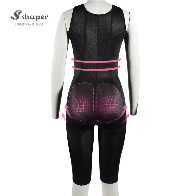 S-SHAPER Fajas Colombia Post Surgery Shapewear Capri Liposculpture Girdle Menyokong Pemindahan Lemak Shapewear Surgical