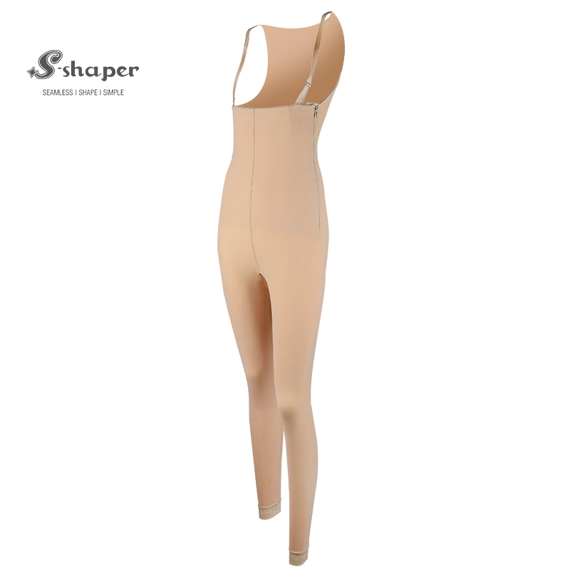 S-SHAPER Fajas Colombian Post Surgery Shapewear Compression Zipper Bodysuit Support Fat Transfer Surgical Shapewear
