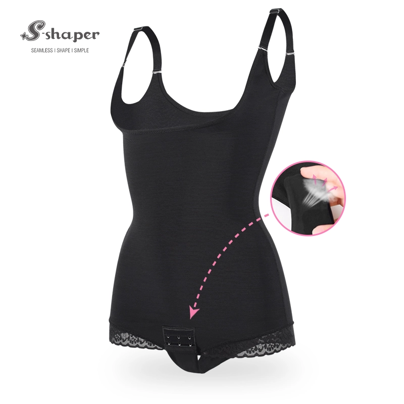 S-SHAPER Fajas Colombian Post Surgery Shapewear High Compression Girdle Full Body Support Fat Transfer Surgical Shapewear