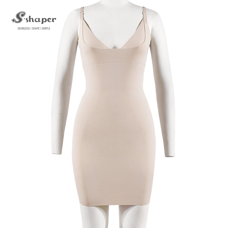 S-SHAPER Fajas الكولومبية بعد الجراحة ملابس داخلية زلة كاملة بطول الركبة فستان بروتيل دعم نقل الدهون ملابس داخلية جراحية