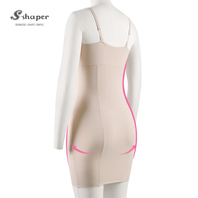 S-SHAPER Fajas الكولومبية بعد الجراحة ملابس داخلية زلة كاملة بطول الركبة فستان بروتيل دعم نقل الدهون ملابس داخلية جراحية