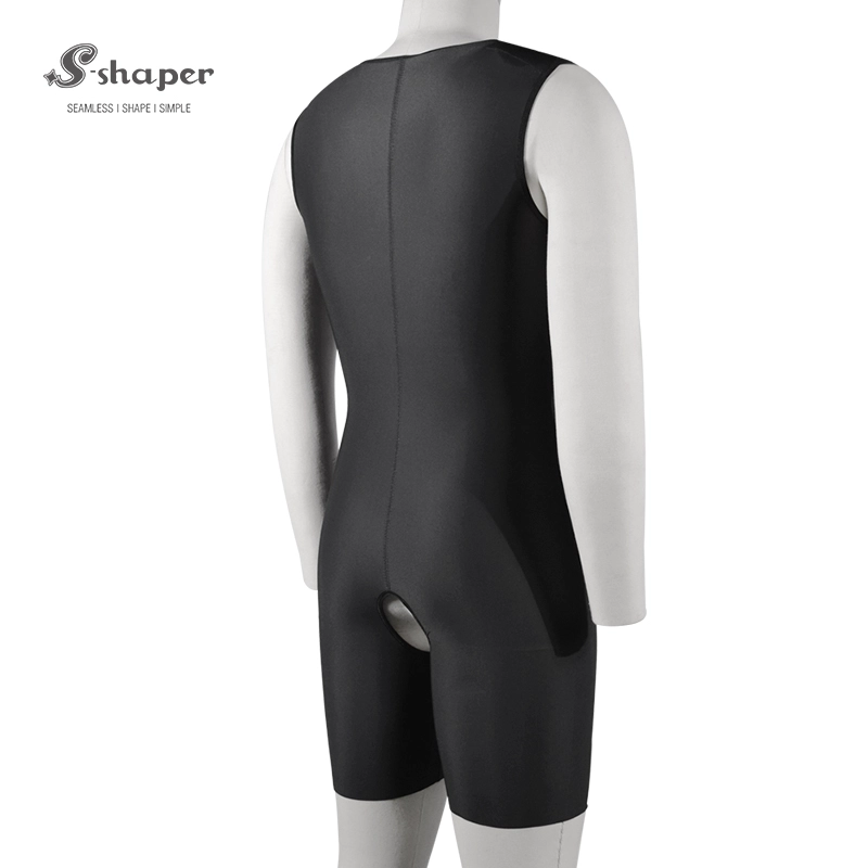 S-SHAPER Fajas Colombian Post Chirurgia Shapewear Body da uomo con supporto per cerniera Produttore di indumenti chirurgici per il trasferimento del grasso