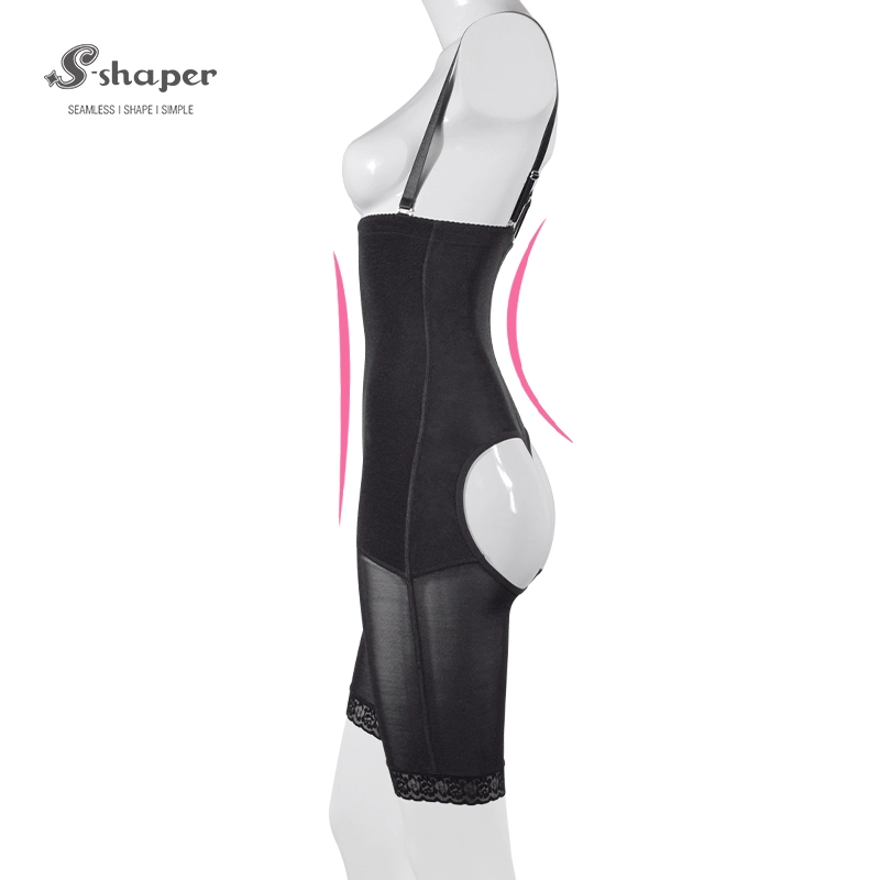 S-SHAPER Fajas Colombiano Post Surgery Shapewear Cintura alta Body Lifter Bodysuit Suporte do fabricante Transferência de gordura Shapewear cirúrgico