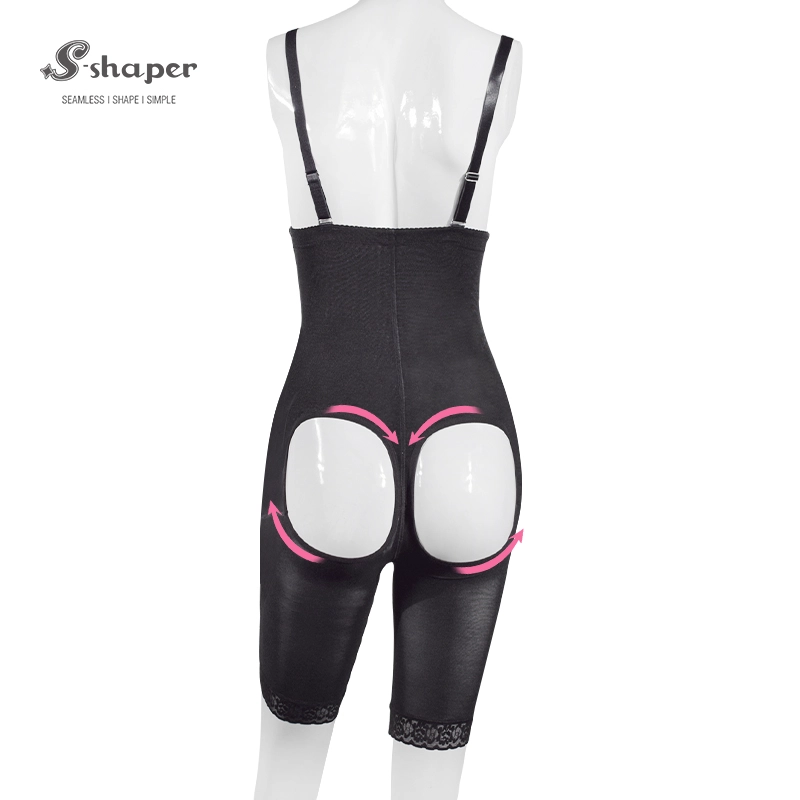 S-SHAPER Fajas Colombiano Post Surgery Shapewear Cintura alta Body Lifter Bodysuit Suporte do fabricante Transferência de gordura Shapewear cirúrgico