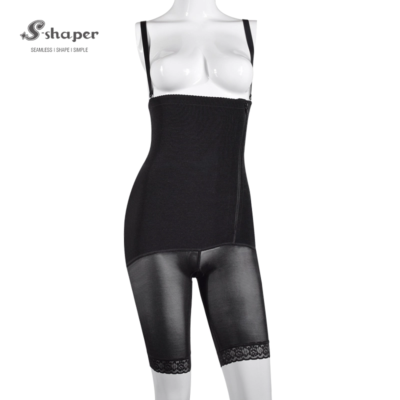 S-SHAPER Fajas Colombiano Post Surgery Shapewear Cintura alta Body Lifter Bodysuit Suporte do fabricante Transferência de gordura Shapewear cirúrgico