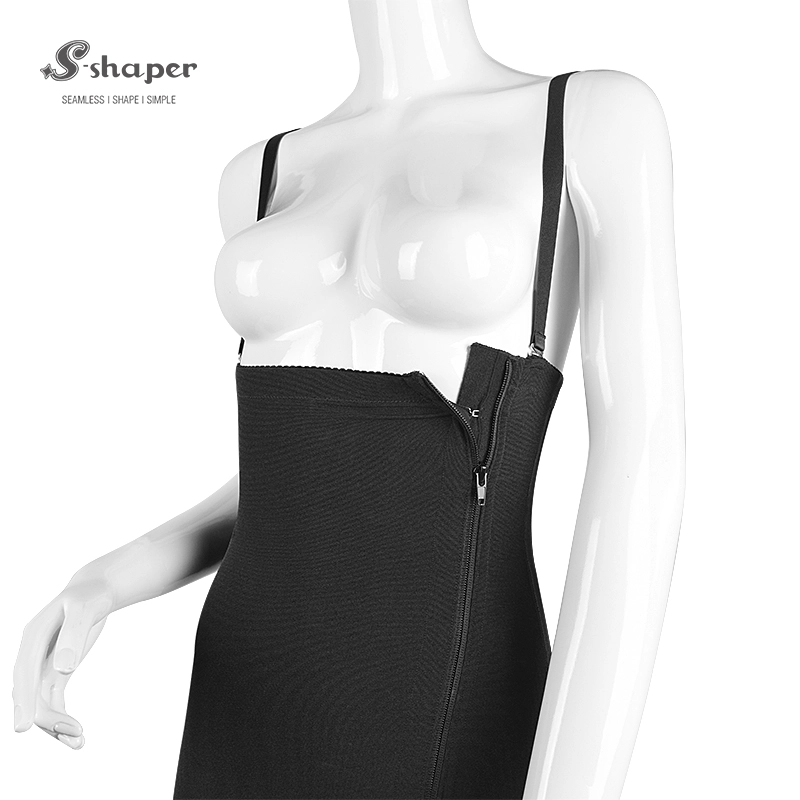 S-SHAPER Fajas Colombiano Post Surgery Shapewear Cintura alta Body Lifter Bodysuit Suporte do fabricante Transferência de gordura Shapewear cirúrgico