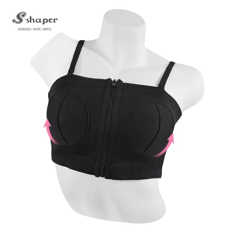 Momcozy Soutien-Gorge de Pompage, Fermeture à Glissière Velcro Améliorée au Dos Velcro Réglable Tenant Plus Taille Soutien-Gorge de Pompage et d'allaitement en Un