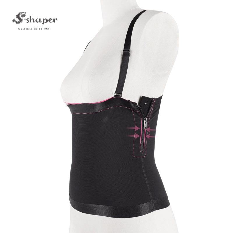 S-SHAPER Fajas kolumbianischer postoperativer Shapewear-Bodysuit mit Reißverschluss-Unterstützung Fetttransfer Chirurgische Shapewear
