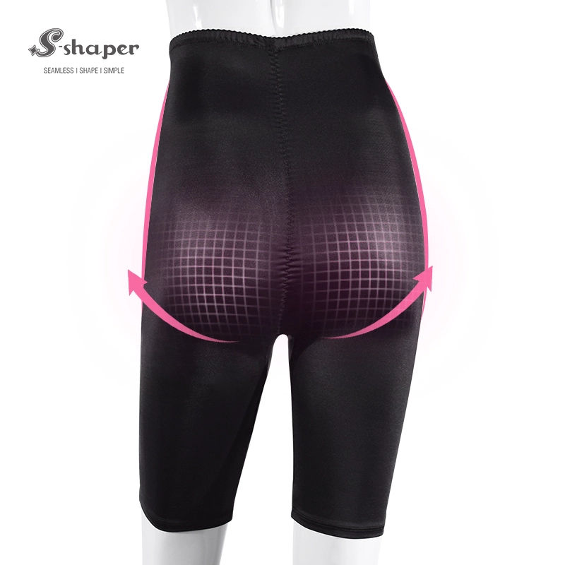 S-SHAPER Fajas Colombian Post Surgery Shapewear High Waist Compression Mid-thigh Capri Support Fat Transfer