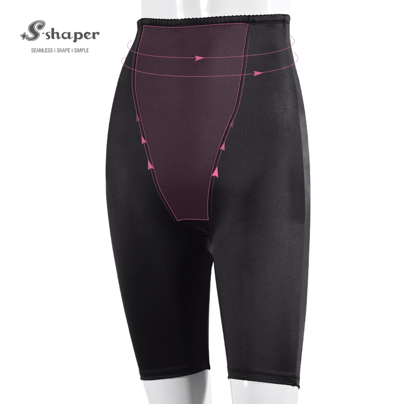 S-SHAPER Fajas Colombian Post Surgery Shapewear High Waist Compression Mid-thigh Capri Support Fat Transfer
