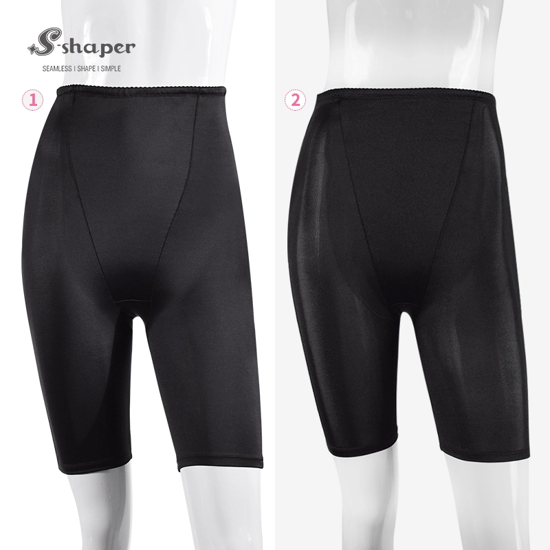 S-SHAPER Fajas Colombian Post Surgery Shapewear High Waist Compression Mid-thigh Capri Support Fat Transfer
